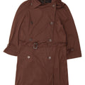 Trench da donna BENETTON UK 14 Poliestere marrone medio