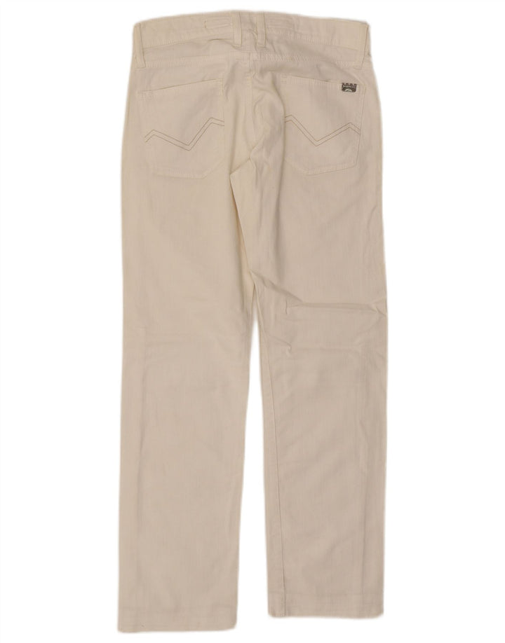 ENERGIE Womens Straight Jeans W29 L29 White Cotton