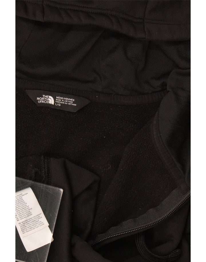The North Face Herre hættetrøje med lynlås Stor sort polyester