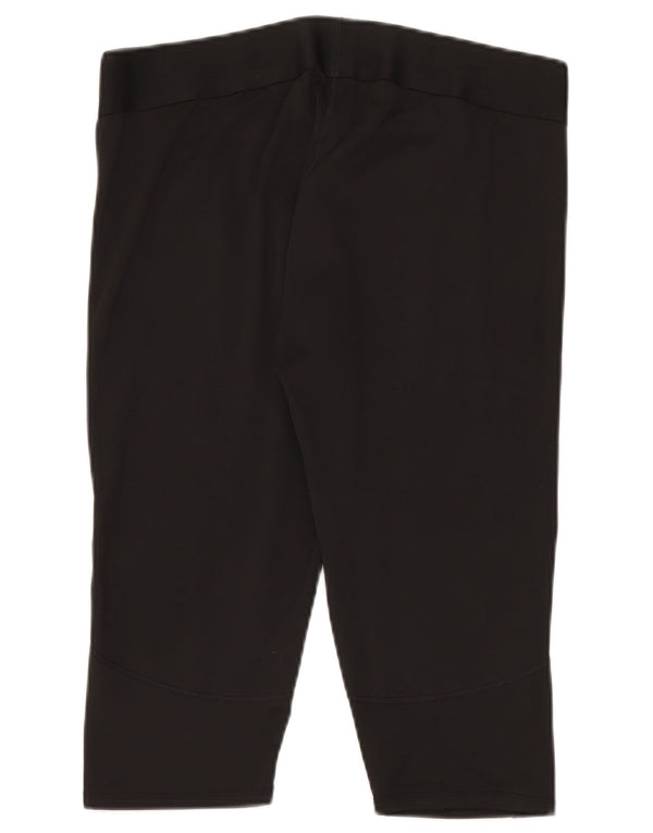 Adidas Damen Aeroready Capri Leggings UK 20/22 XL Schwarz
