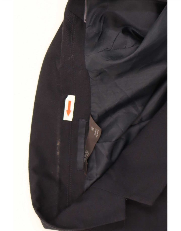 Marks & Spencer Herren-Blazer mit 2 Knöpfen, UK 46 3XL, Marineblau, Polyester