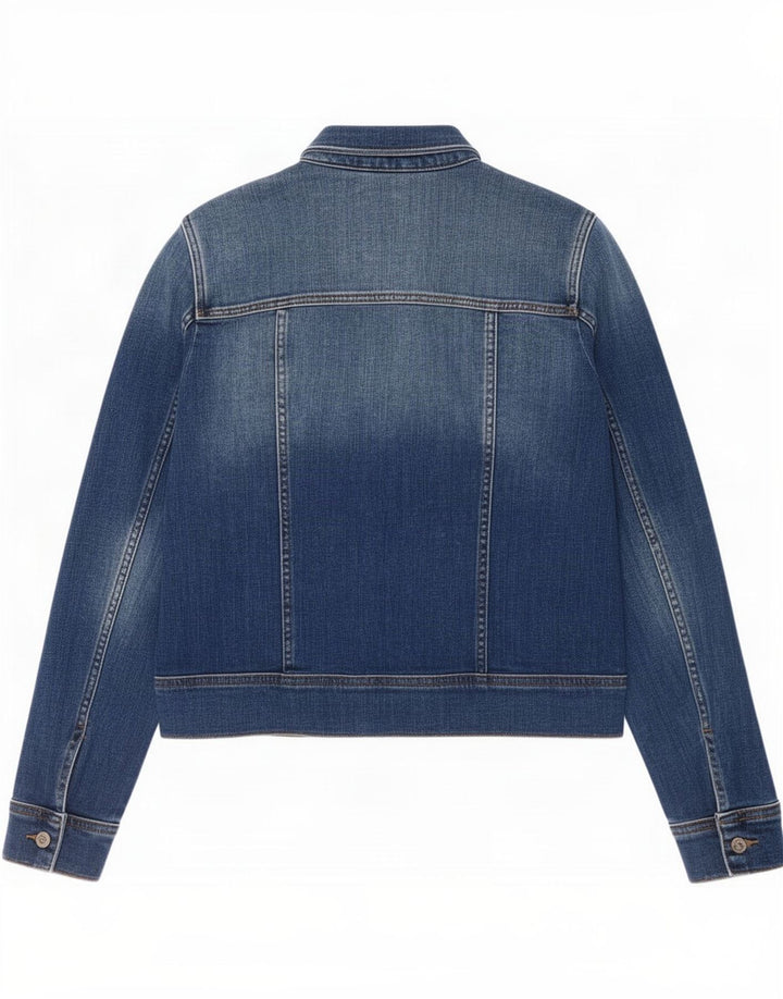 Esprit Veste en jean pour femme UK 12 Bleu moyen Coton