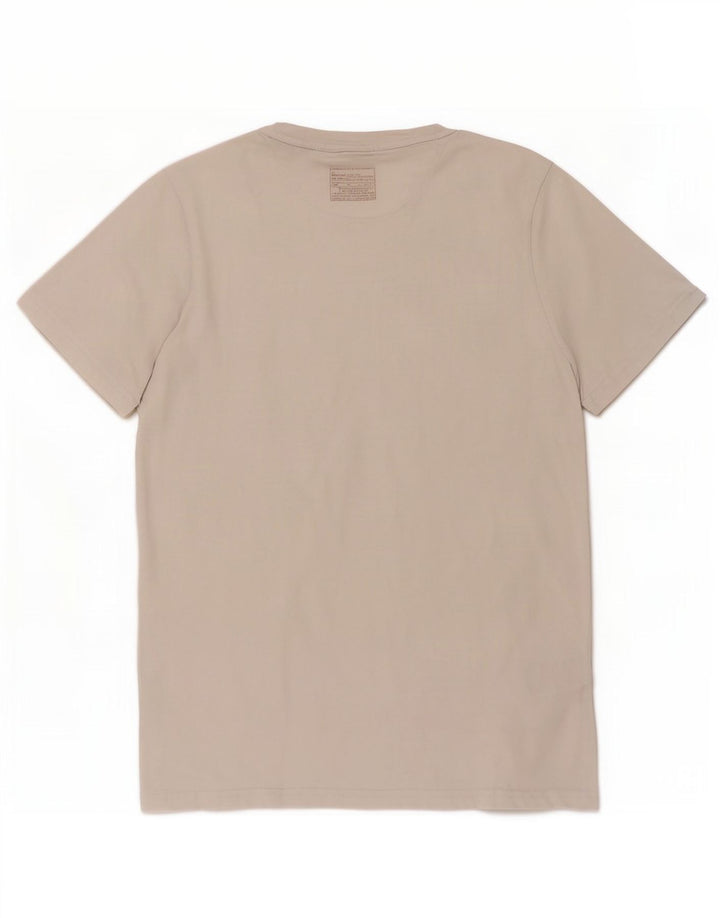 Ellesse Homme T-Shirt Graphique Haut Large Blanc Coton