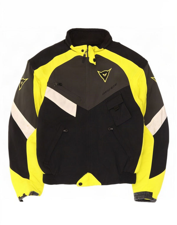 Dainese Mens Graphic Racer Jacket UK 38 Medium Black Colourblock