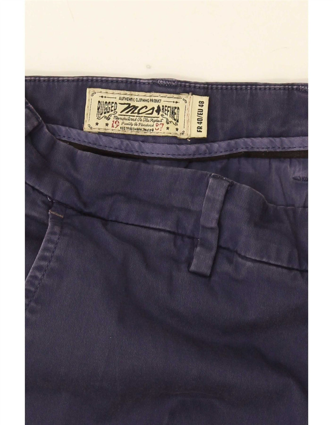 Мужские брюки-чиносы Marlboro Classics EU 48 Medium W32 L34 Темно-синие