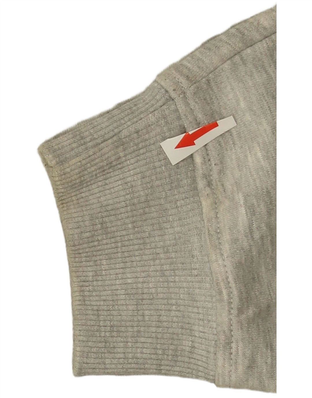 Zara Womens Crop Oversized Sweatshirt Jumper UK 10 Small Grey Flecked