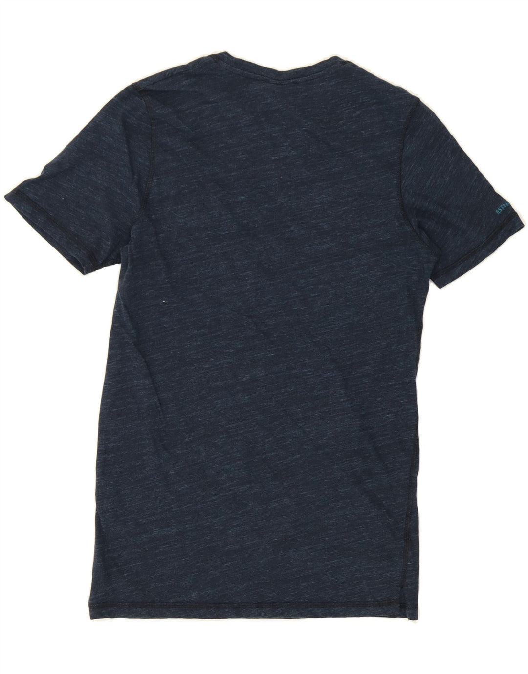 JACK & JONES Mens T-Shirt Top Medium Navy Blue Flecked Cotton Vintage Jack & Jones and Second-Hand Jack & Jones from Messina Hembry 