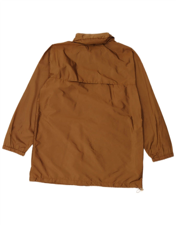 MAX MARA Dame Weekend Hætte Oversized regnjakke UK 8 Lille Brun