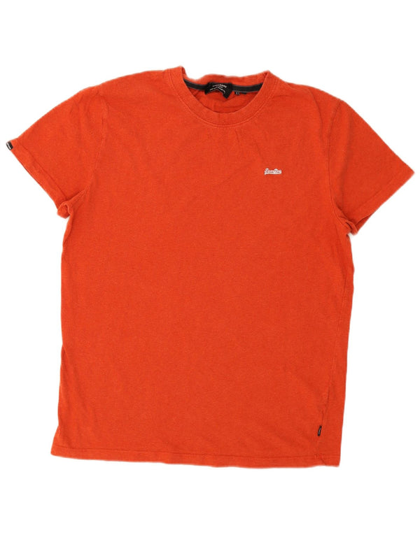 Superdry Mens T-Shirt Top Large Red Cotton