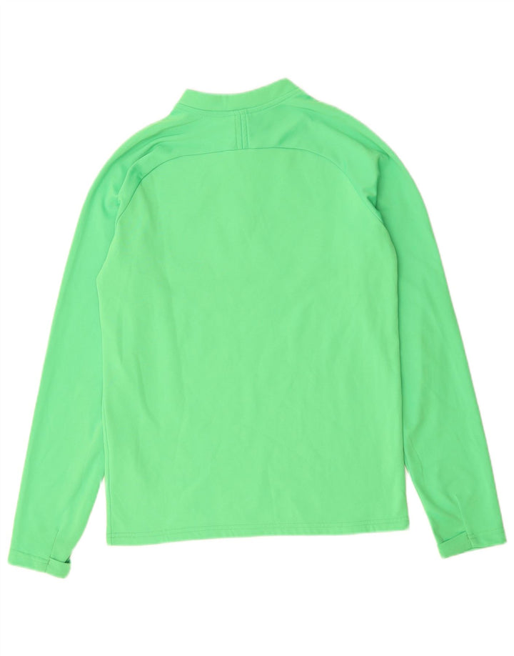 Nike Boys Alba Roma Zip Neck Pullover Tracksuit Top 12-13 Years Large Green