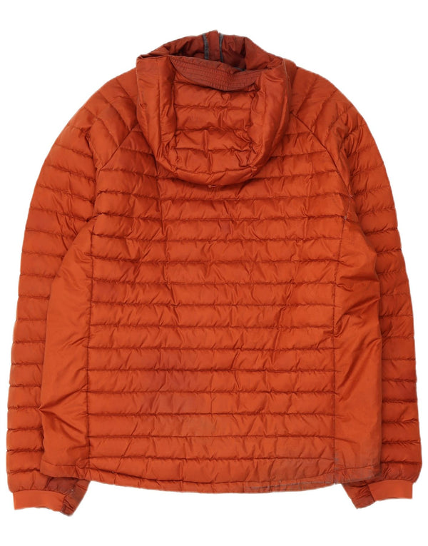 North Ridge Herren-Jacke mit Kapuze, gepolstert, UK 40, Größe L, braun, Polyester