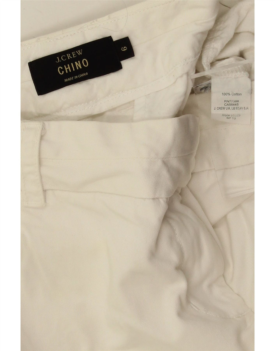 J. CREW Womens Chino Shorts US 6 Medium W32 White Cotton Vintage J. Crew and Second-Hand J. Crew from Messina Hembry 