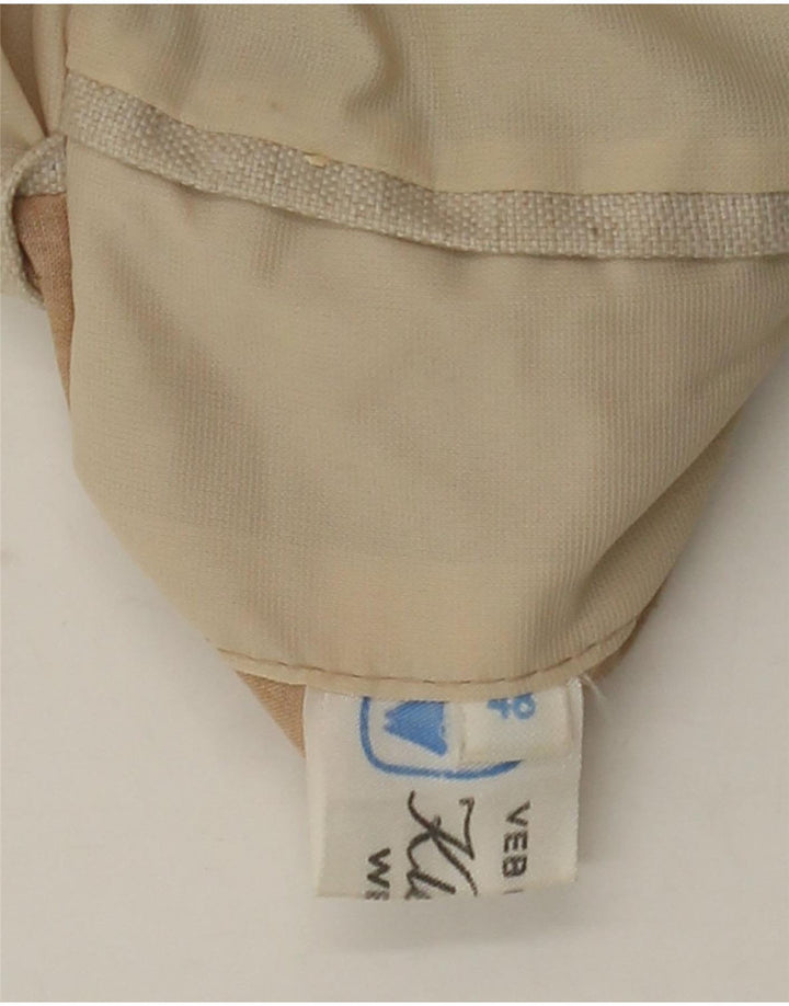 Giubbotto bomber corto da donna vintage IT 48 XL Beige