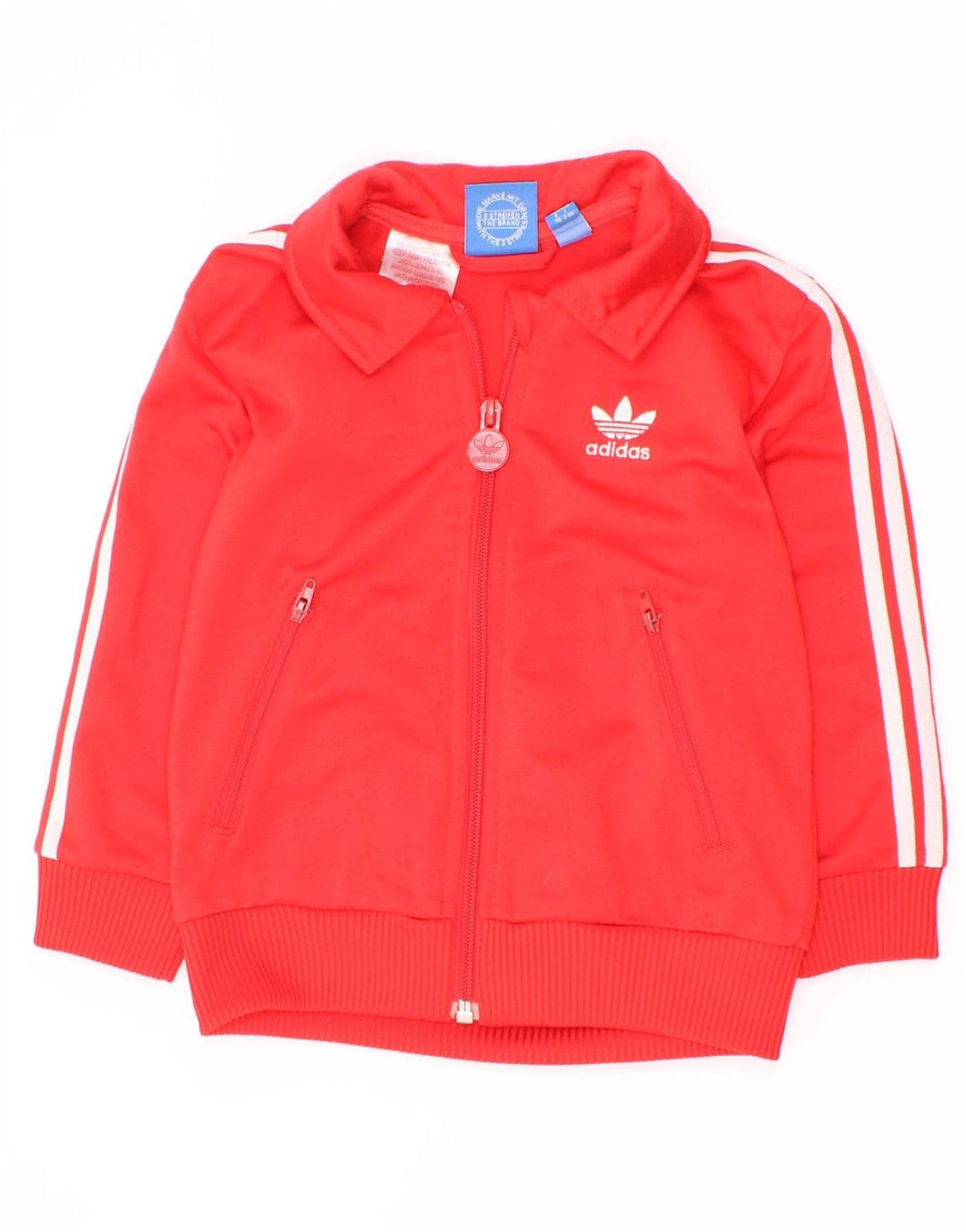 Adidas Boys Graphic Trening Top Jachetă 2-3 ani poliester roșu