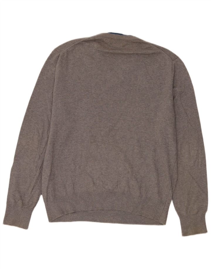 Paul Smith Herre V-hals sweater XL Grå Bomuld