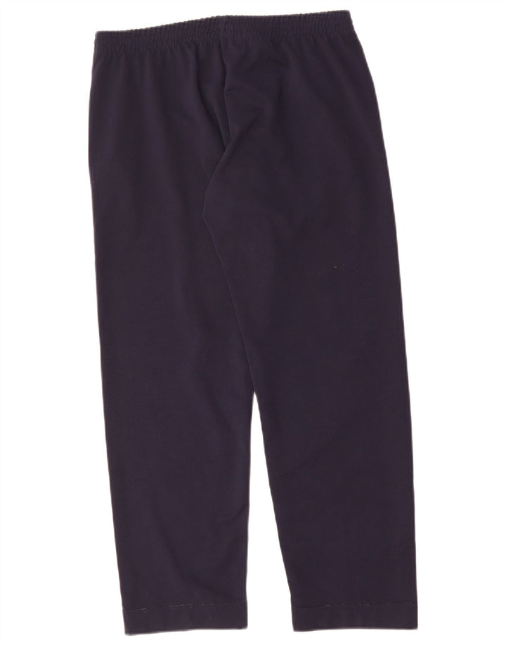 KAPPA Womens Tracksuit Trousers UK 14 Medium  Navy Blue Polyester