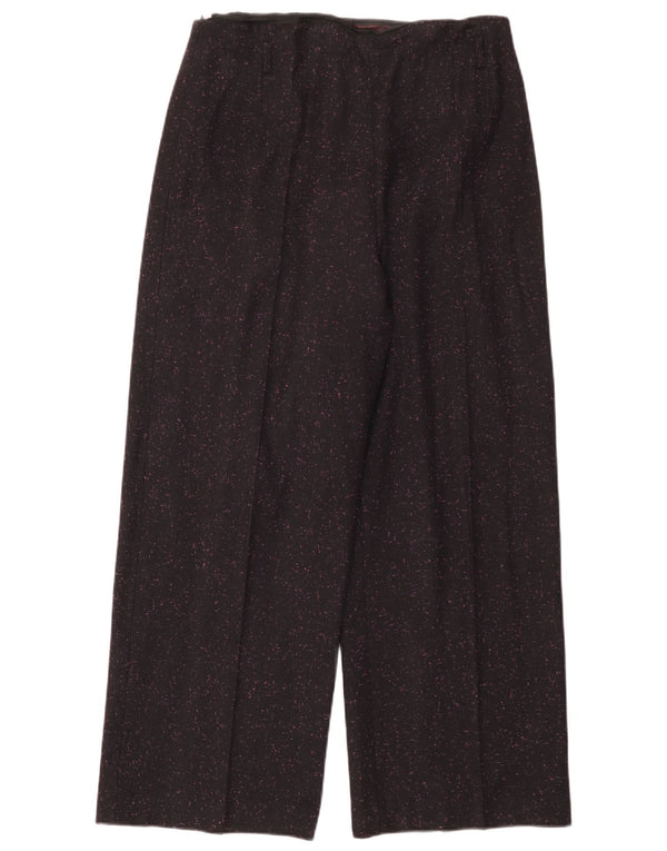 Jaeger Damen-Anzughose mit hoher Taille, UK 16, Größe L, W36, L29, Schwarz gefleckt