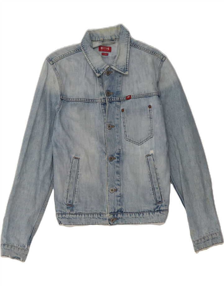 MUSTANG Womens Denim Jacket UK 14 Medium Blue Vintage Mustang and Second-Hand Mustang from Messina Hembry 