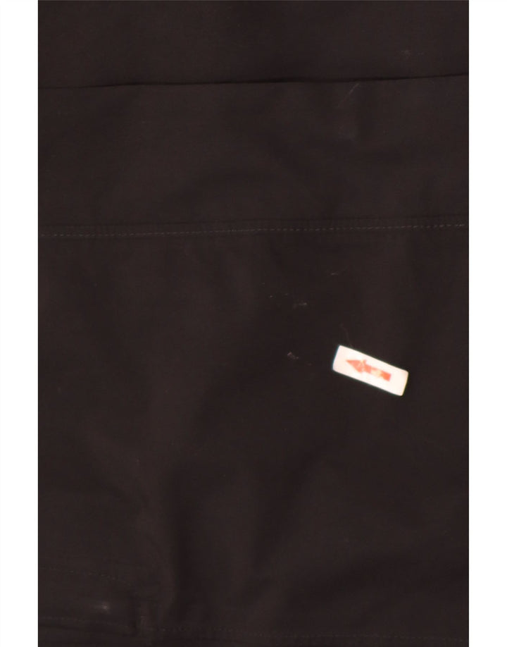 The North Face Womens Hooded Raincoat UK 14 Medium Black Polyester