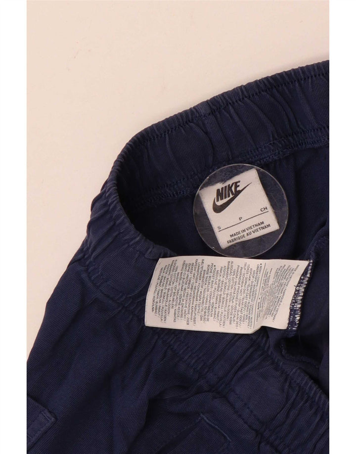 Pantaloncini sportivi Nike da uomo piccoli in cotone blu navy