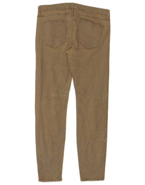 Damskie spodnie typu slim casual Zara EU 40 Medium W30 L27 Khaki