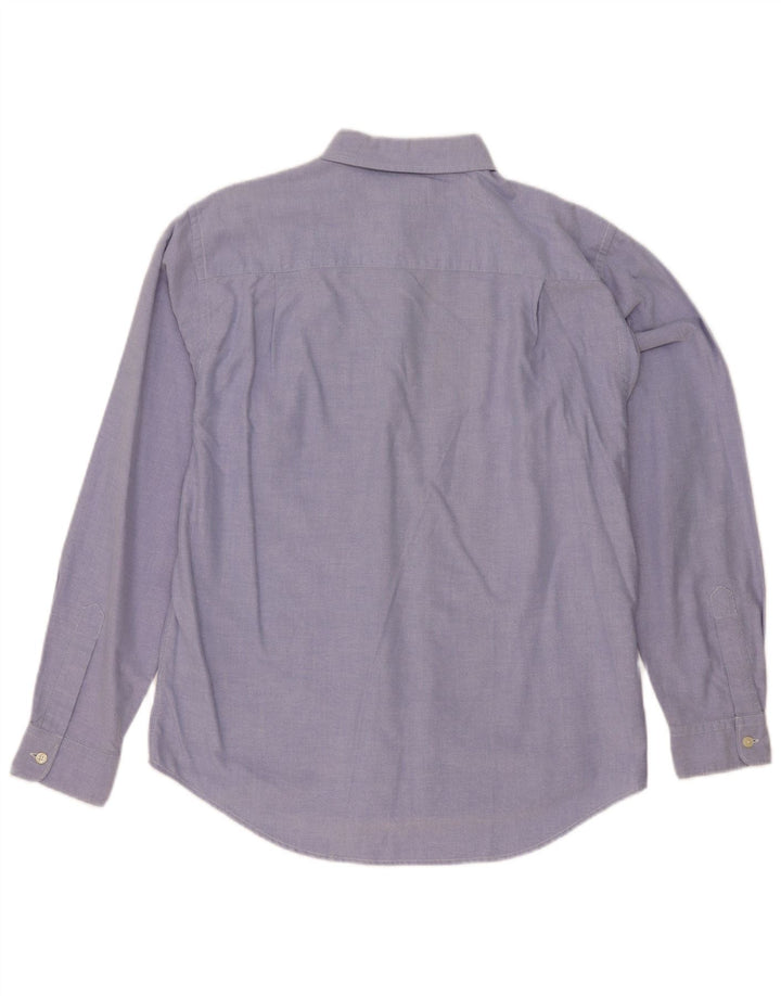 Ralph Lauren Mens Shirt Medium Blue Cotton Classic