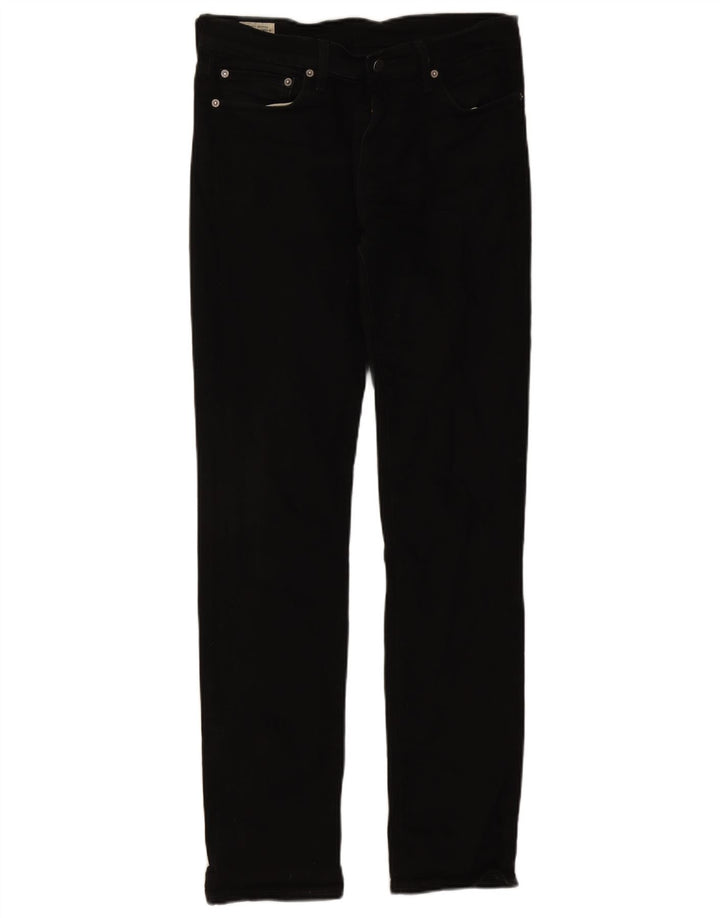 Jeans slim da uomo Levi's W32 L34 cotone nero
