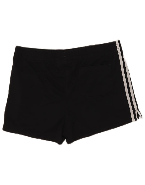 Pantaloncini sportivi Adidas da donna UK 12 medio nero poliestere