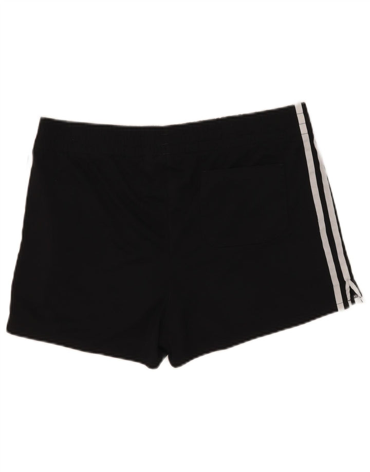 Pantaloncini sportivi Adidas da donna UK 12 medio nero poliestere