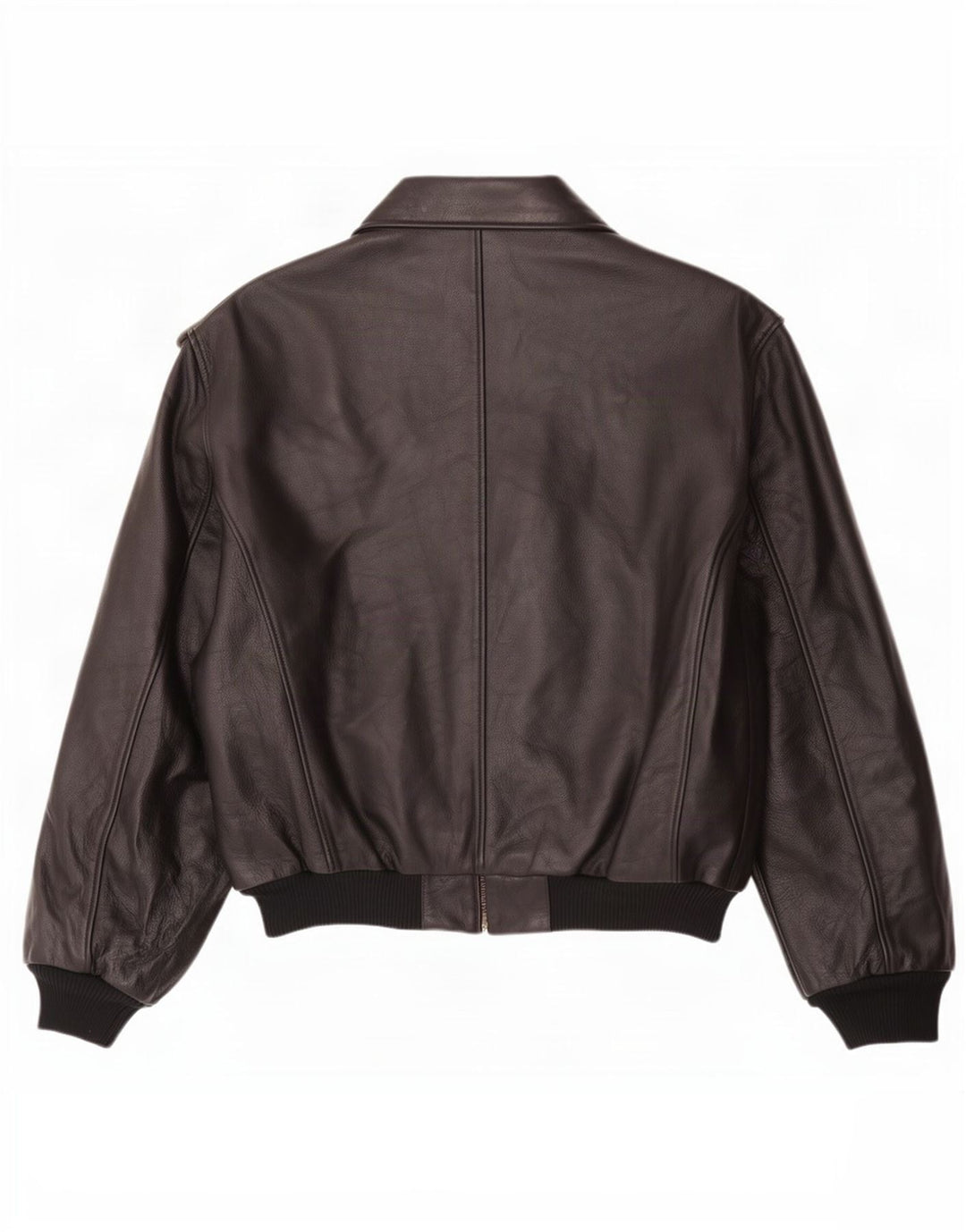 Esercito Chaqueta de aviador de cuero para hombre IT 48 Medium Black