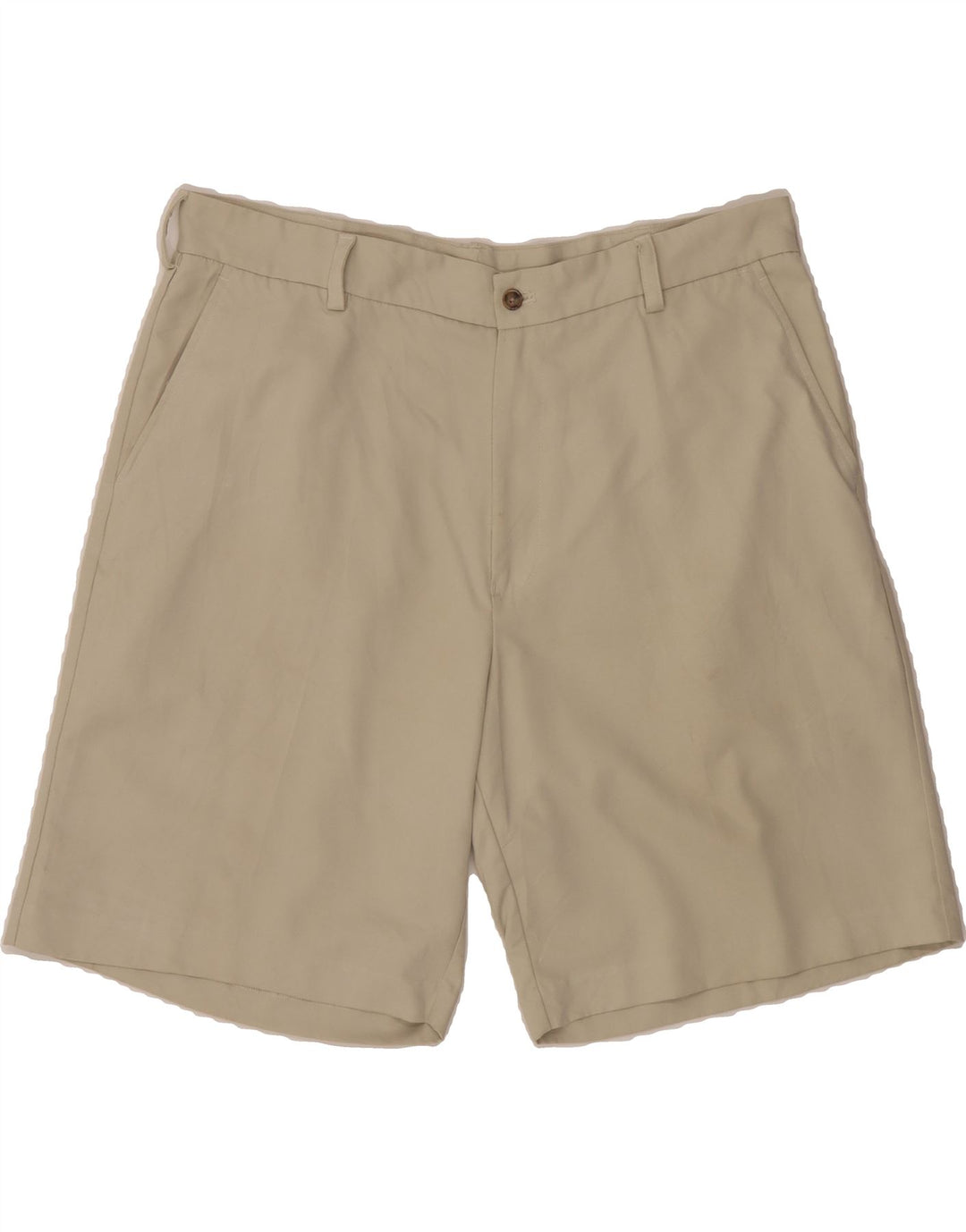 IZOD Mens Chino Shorts W38 XL  Beige Polyester Vintage Izod and Second-Hand Izod from Messina Hembry 