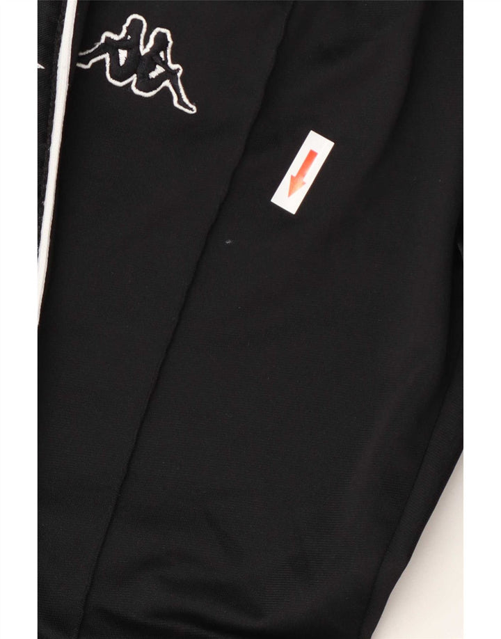 Kappa Pantalon de Survêtement Graphique Garçon 7-8 ans Noir Polyester