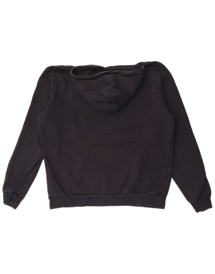 Puma Mens Hoodie Jumper Large Black Cotton