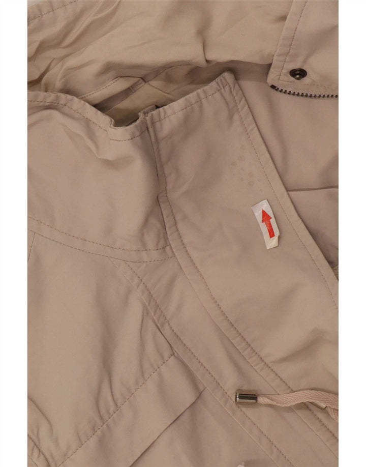 Massimo Dutti Chaqueta Utilitaria Mujer UK 44 Algodón Beige Medio