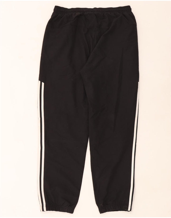 Adidas Mens Tracksuit Trousers Joggers Large Black Polyester