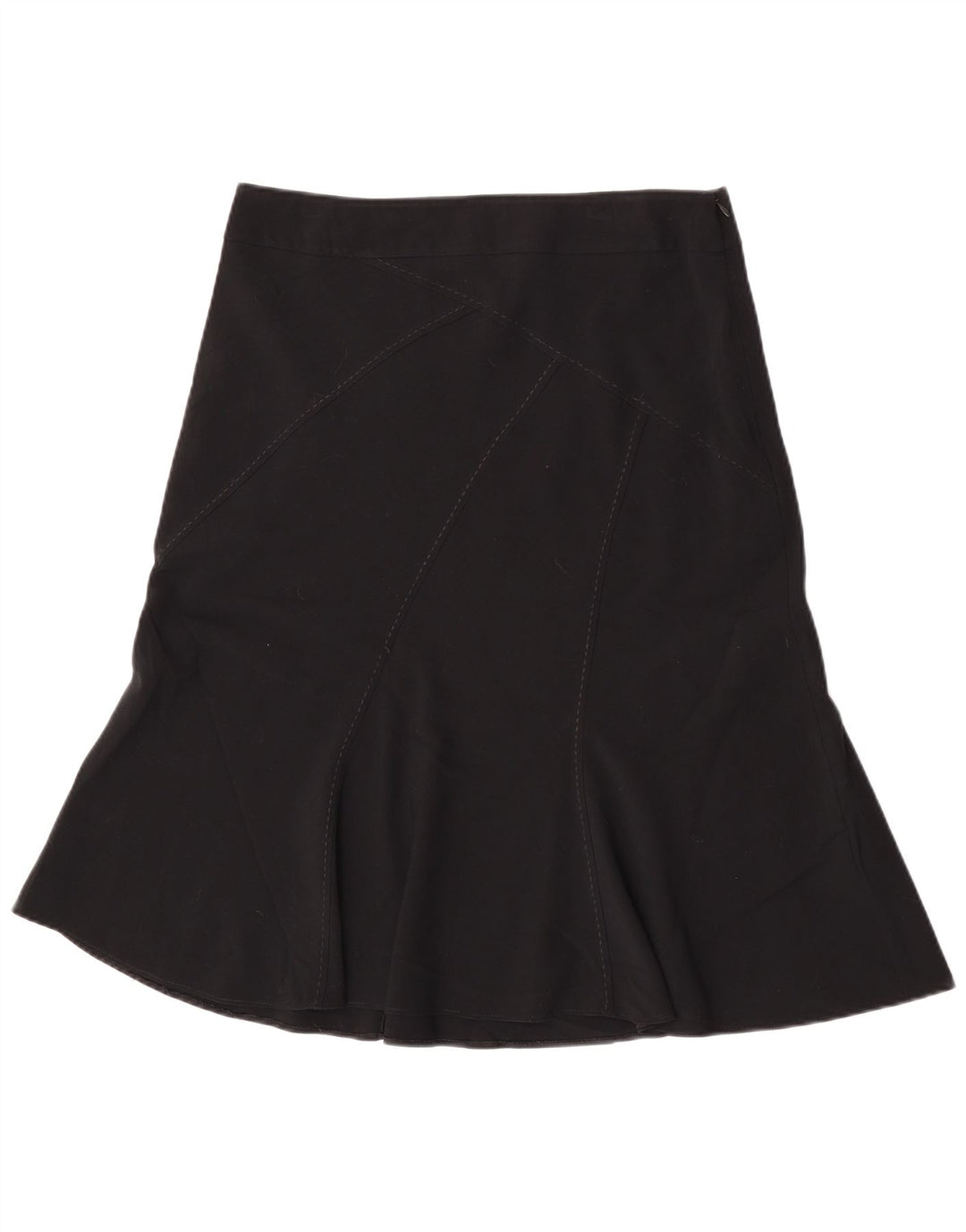Marks & Spencer Womens Trumpet Skirt UK 14 Large W32  Black Polyester