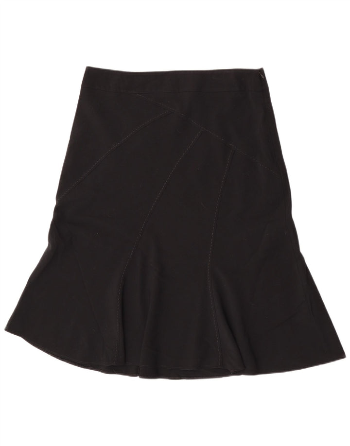 Marks & Spencer Womens Trumpet Skirt UK 14 Large W32  Black Polyester