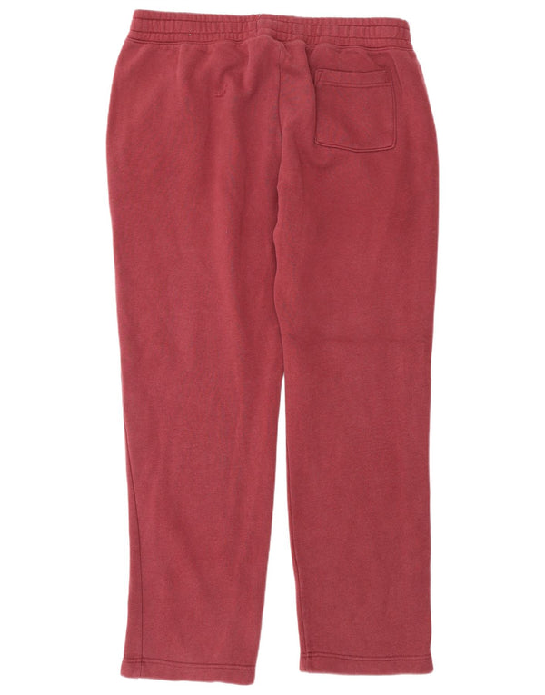 Hollister Pantalon de survêtement graphique pour homme Large en coton bordeaux