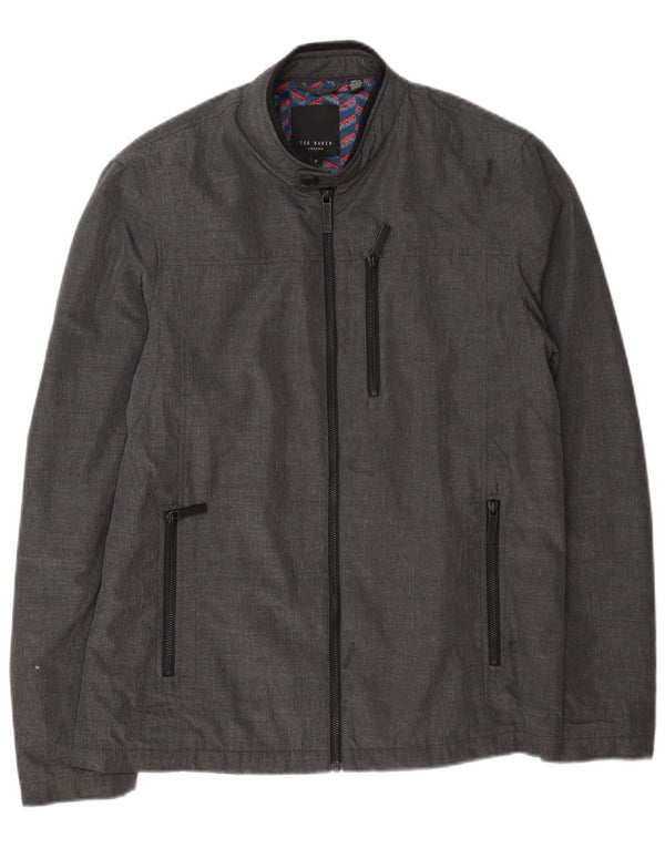 Ted Baker Chaqueta Bomber para Hombre Talla 2 Pequeña Poliamida Gris