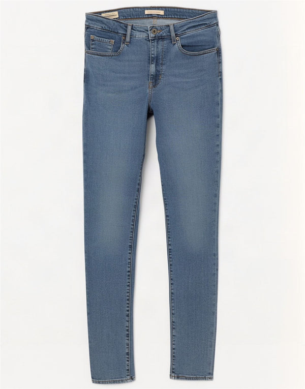 Levi's Dame 721 Skinny Jeans W30 L30 Blå Lyocell