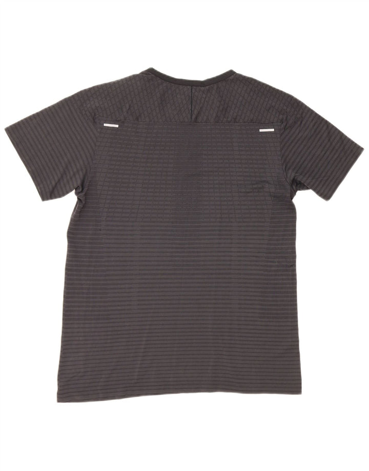 T-shirt Nike Dri Fit da uomo, grigio medio, gessato