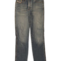 Diesel Mens Straight Jeans W31 L31 Navy Blue Cotton