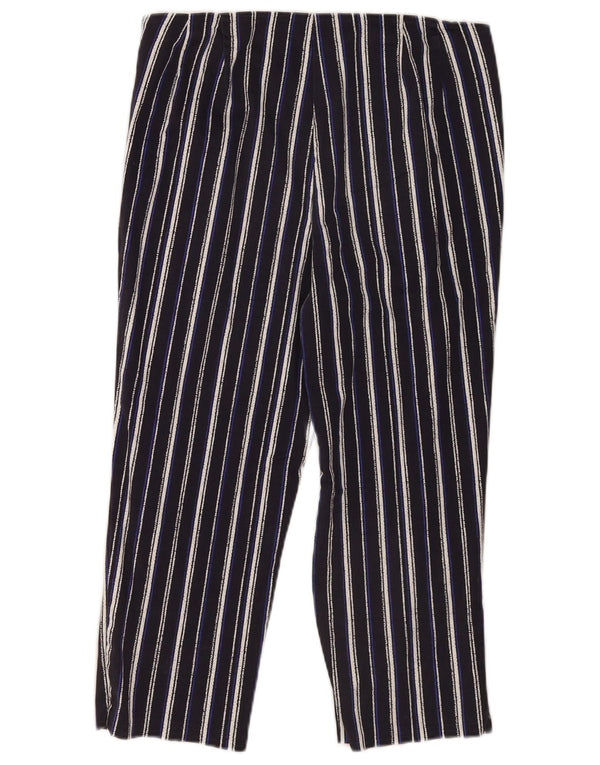 Pantaloni Capri da donna Marks & Spencer UK 12 Medium W30 L20 Blu Navy