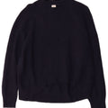 John Lewis Damen-Pullover, übergroß, Rundhalsausschnitt, Gr. 14, mittleres Marineblau