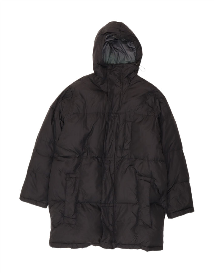 Levi's Mens Hooded Padded Coat UK 42 XL Black Polyamide