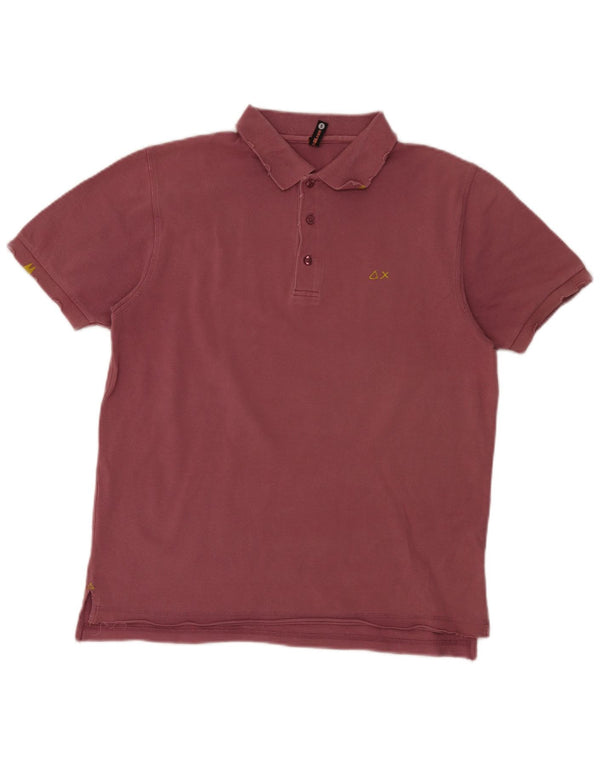 Sun68 Herre poloshirt Lille Bourgogne bomuld