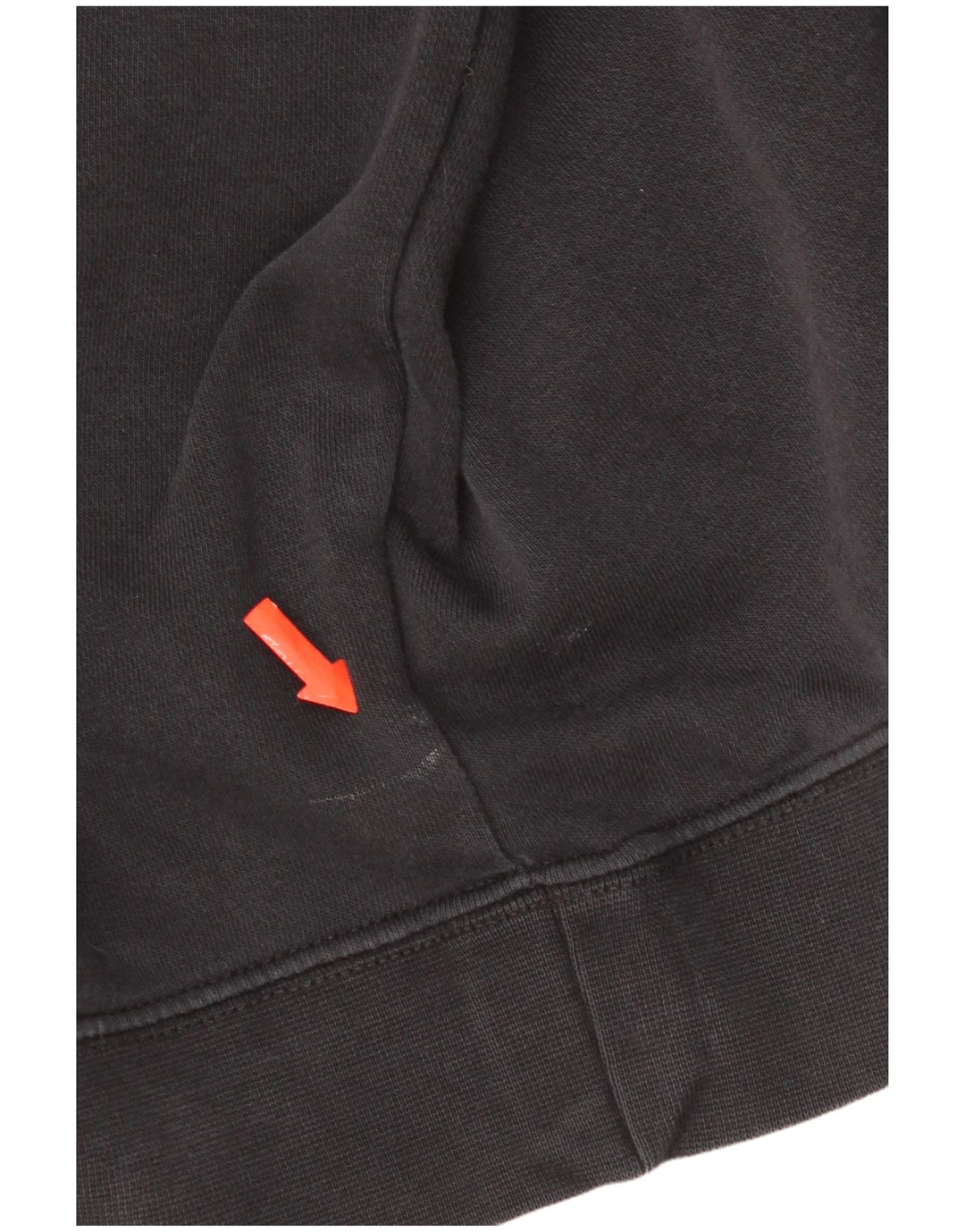 Nike Womens 1/4 Zip Oversized Sweatshirt Jumper UK 16 Large Black Cotton