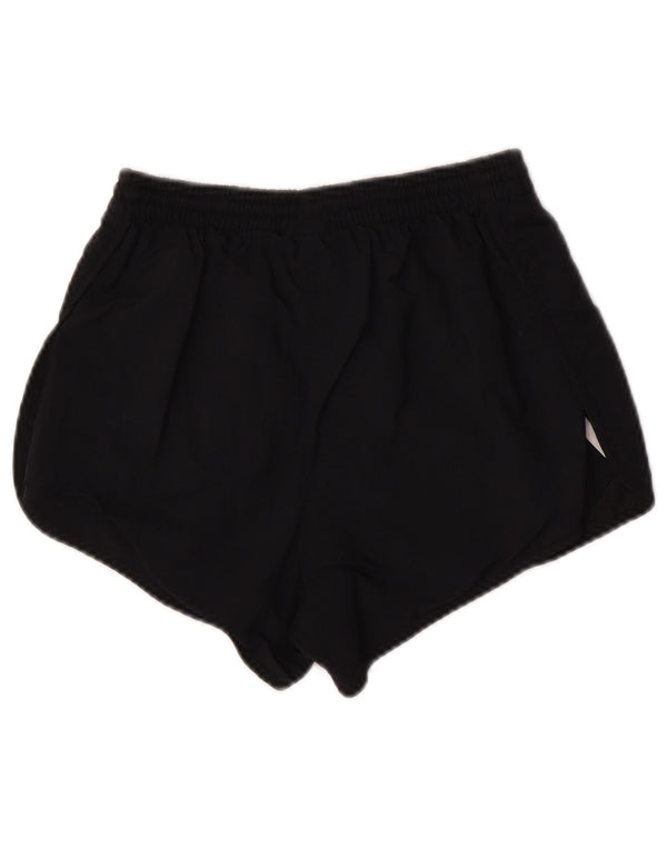 Adidas Damen Sportshorts UK 8 Small Schwarz Polyester