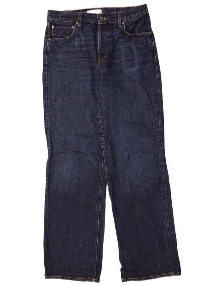Zara Womens Straight Jeans EU 40 Medium W30 L33 Blue Cotton