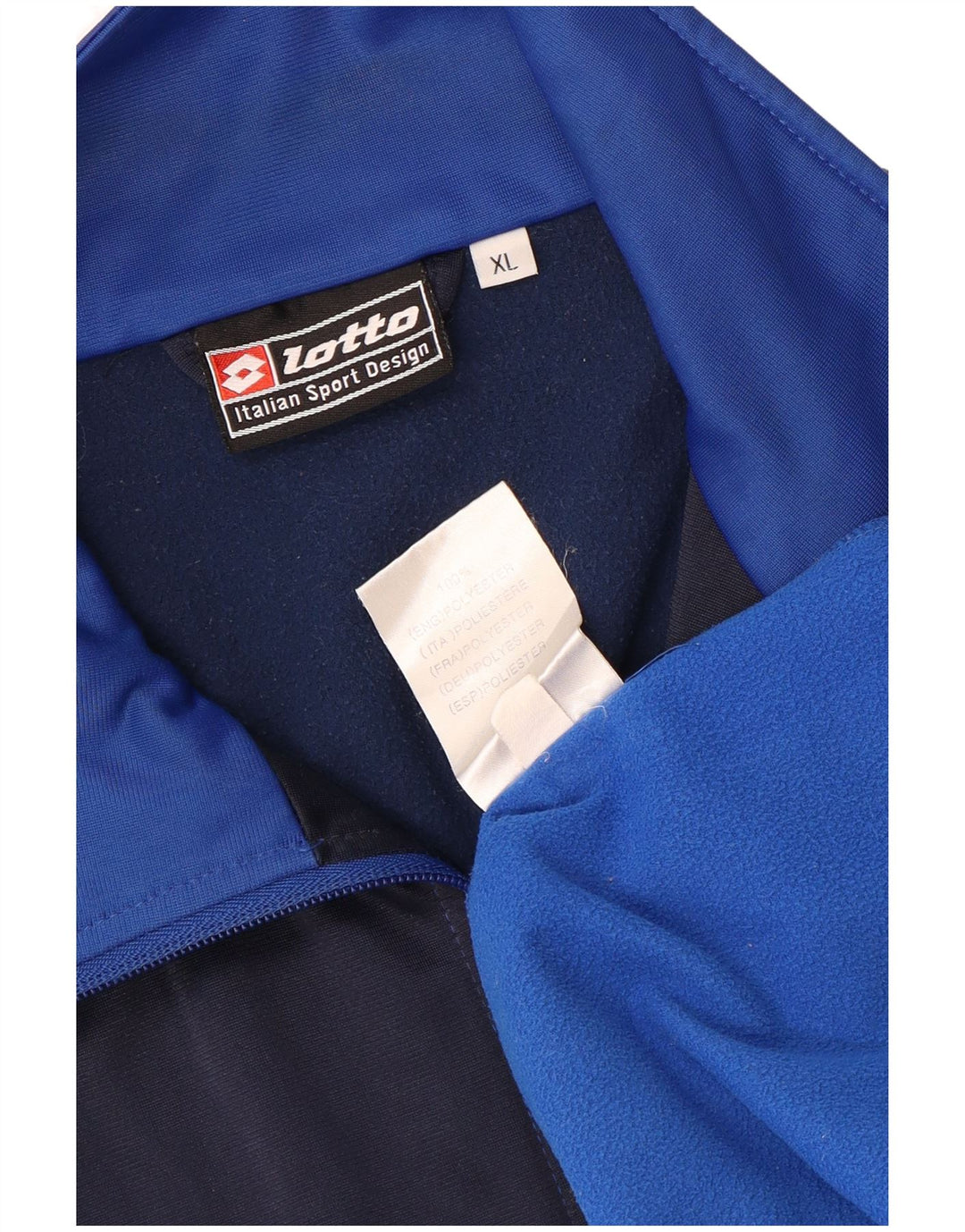 Giacca da tuta da uomo Lotto XL Blu in poliestere color block